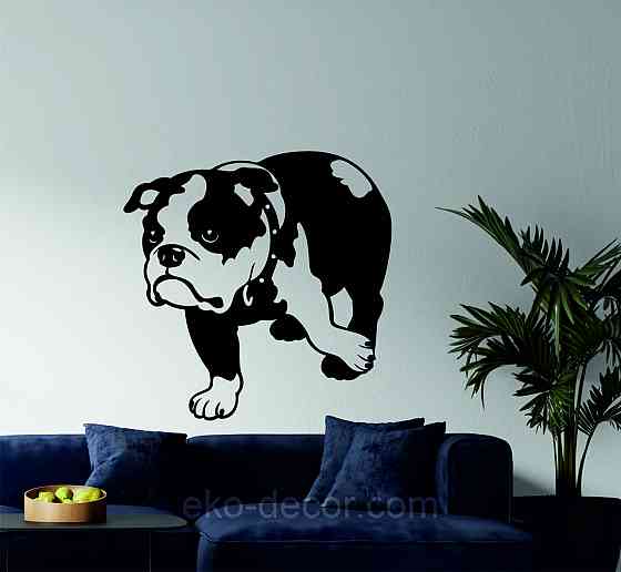 Декоративне настінне Панно  «Бульдог» , Декор на стіну Київ