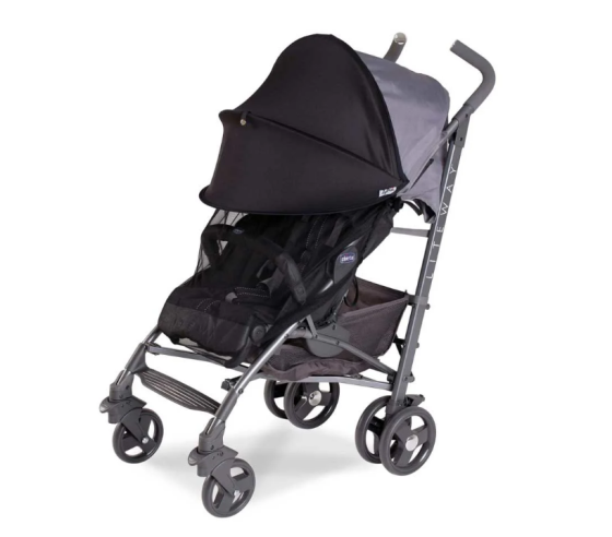 Козырек двойной 2в1 солнцезащитный с сеткой на коляску и автокресло Must Have Shade DoRechi Черный Кривой Рог
