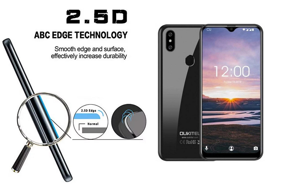 Защитное стекло ArmorGlass для OUKITEL C15 Pro, C15 Pro Plus – устойчивое к царапинам и ударам Киев - изображение 2