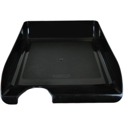 Лоток для бумаг Buromax horizontal, black (BM.6000-01) Винница - изображение 1