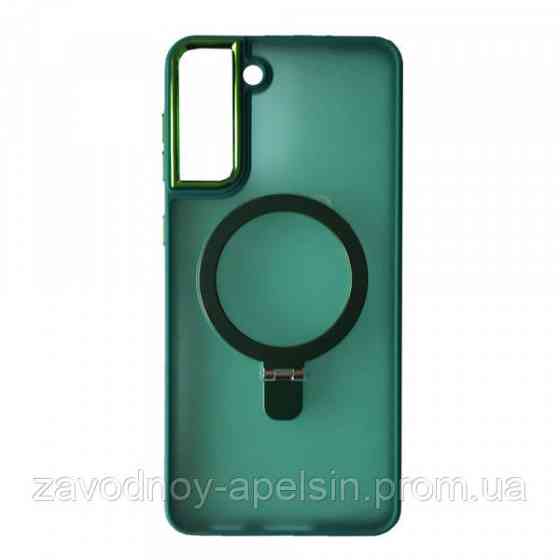 Samsung S22 S901 Чохол підставка Матовий (зелений) Одеса