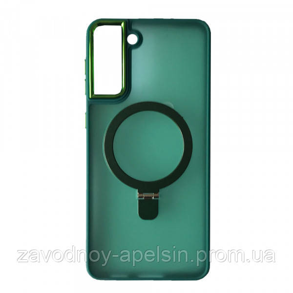 Samsung S22 S901 Чохол підставка Матовий (зелений) Одеса - фото 1