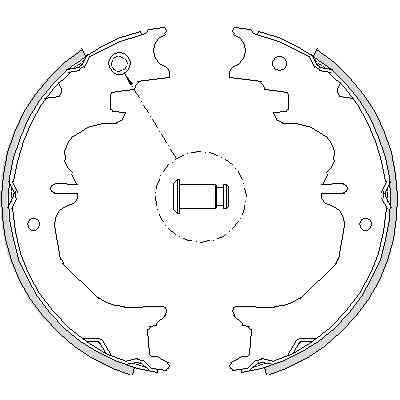 Гальмівні колодки REMSA 4727.00 Вінниця