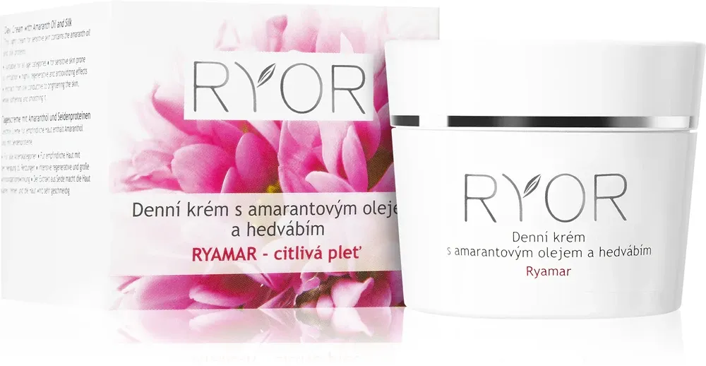 Дневной крем с амарантовым маслом и протеинами шелка Ryamar Day Cream with Amaranth Oil and Silk Ryor, 50 мл Днепр - изображение 1
