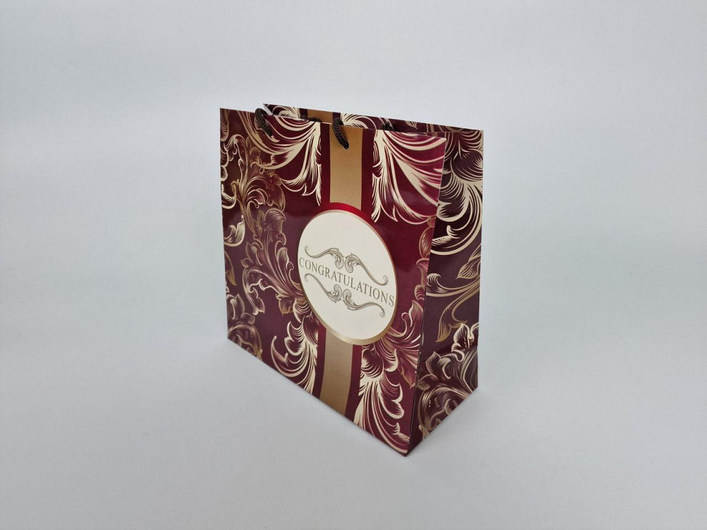 Пакет бумажный подарочный квадратный 23*24*10(артKV-280) (12 шт) Харьков - изображение 4