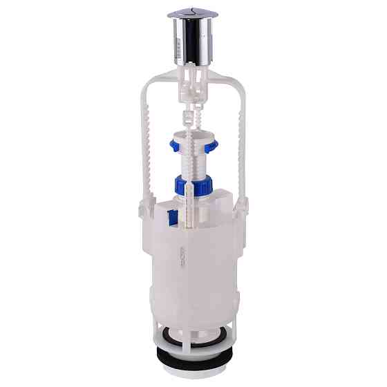 Двухфункціональний зливний клапан K.K.POL, низький, 3/6л (350/ZSD/206-00-T0) Луцк