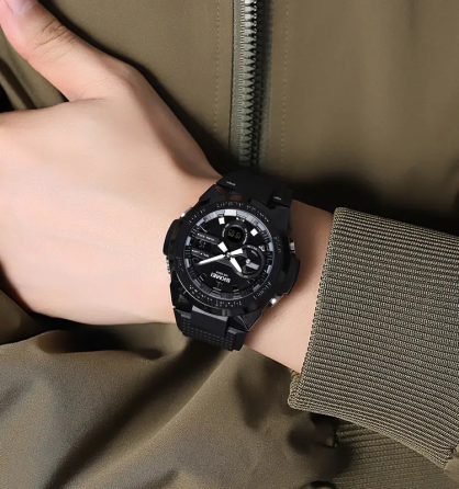 Годинник чоловічий наручний спортивний Skmei 2105 (Чорний) Вінниця