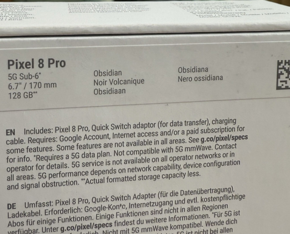 Телефон Google Pixel 8 Pro 128Gb. Obsidian. Киев - изображение 3