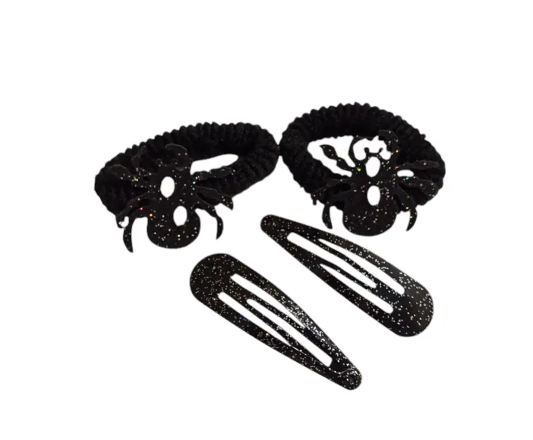 Заколки на Хэллоуин с резинками Пауки one size черный Киев - изображение 2