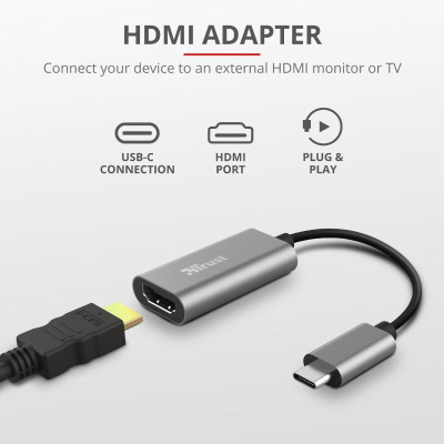 Переходник Trust USB-C to HDMI Adapter (23774) Винница - изображение 10