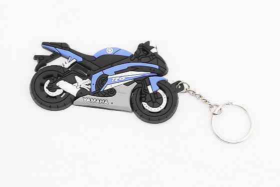 Брелок мото "YAMAHA R6", гумовий 90х 60 мм Бершадь