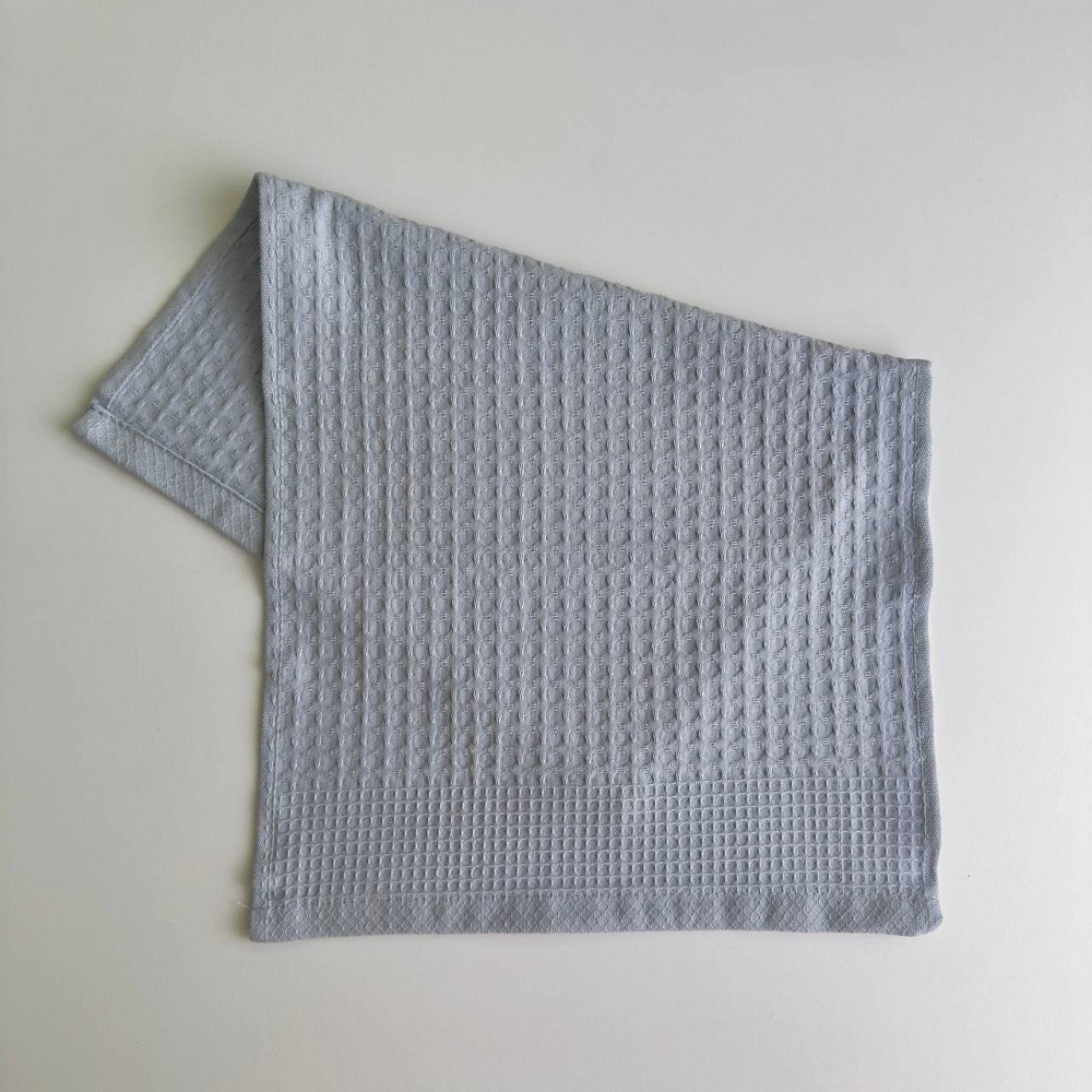 Вафельное полотенце для кухни YouStar 30х50см 220г/м2 (Голубой) Сумы - изображение 1