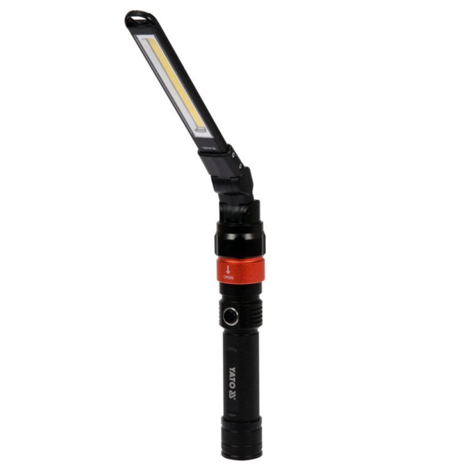 Ліхтар з обладунками 3 в 1 YATO для ремонтних робіт з зарядним пристроєм, в футлярі [10] Одесса - изображение 3