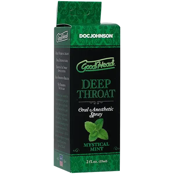 Спрей для мінету Doc Johnson GoodHead DeepThroat Spray - Mystical Mint 59 мл для глибокого мінету Львів - фото 2