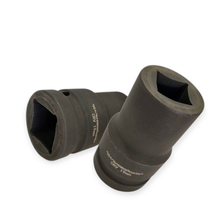 Головка торцева чотиригранна ударна 1" внутрішній квадрат 19мм Мукачево - фото 1