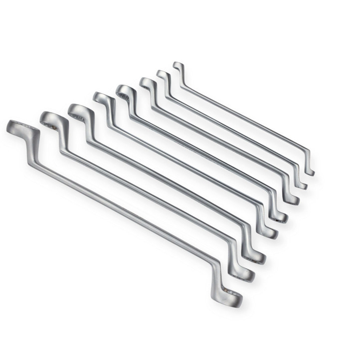 Набір ключів викинутих накидних 6-22 мм 8 шт (планшет) CrV Мукачево - фото 3