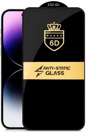 Захисне скло 6D OG Crow iPhone 16Pro/17 Anti-Static Київ