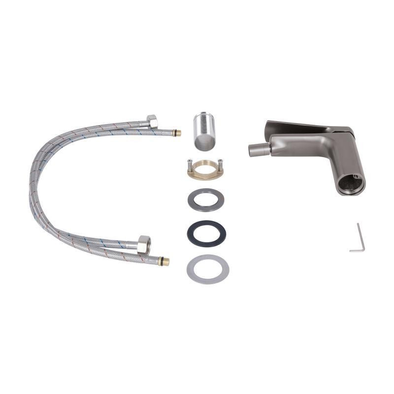 Смеситель для биде из латуни Qtap Slavonice QTSLA255GMB45923 Gunmetal Black PVD Харьков - изображение 4