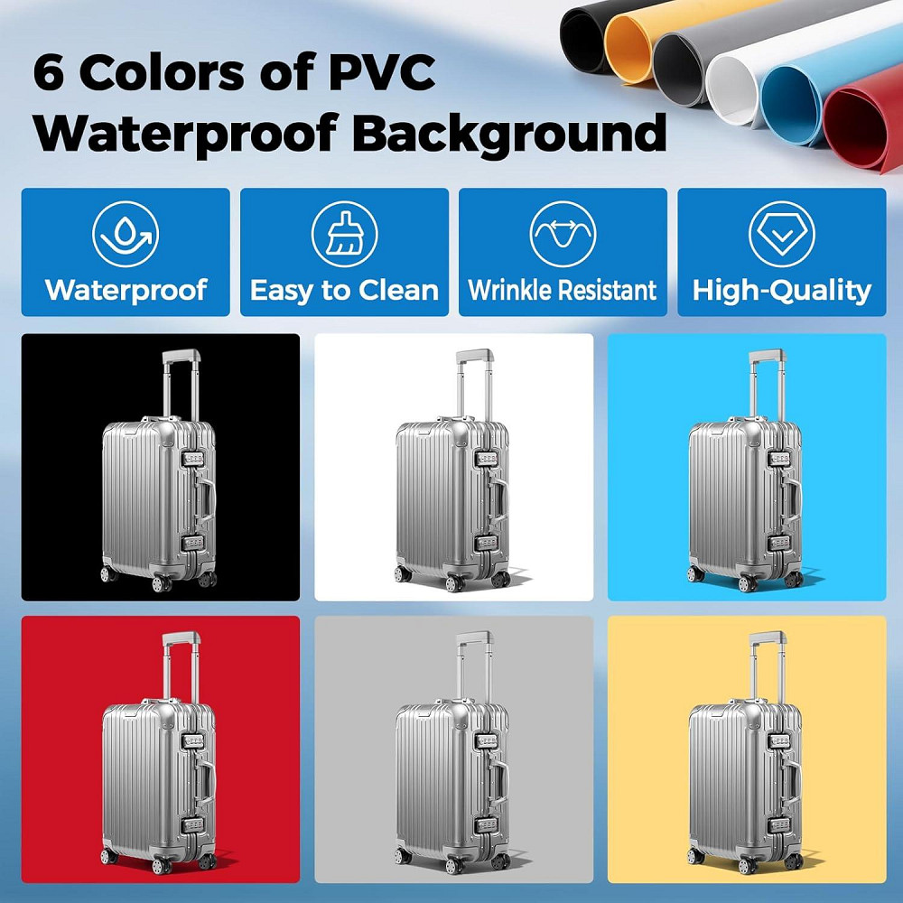 Фотобокс 45*45см з 6 кольоровими фонами Луцьк - фото 3