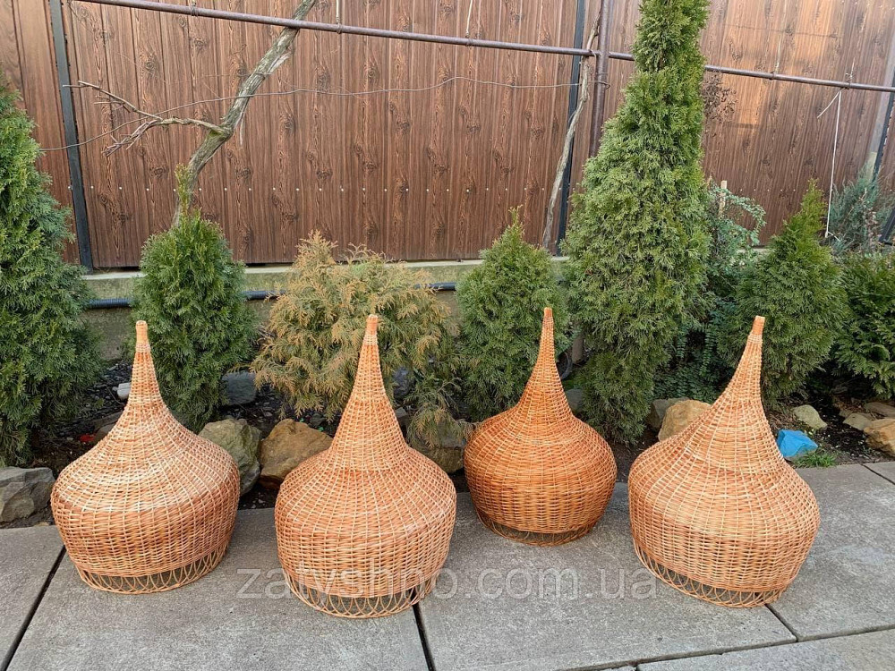 Плетена люстра у вигляді купола Київ - фото 2