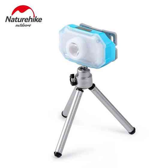 Фонарь налобный Naturehike NH18T001-A, голубой Ровно