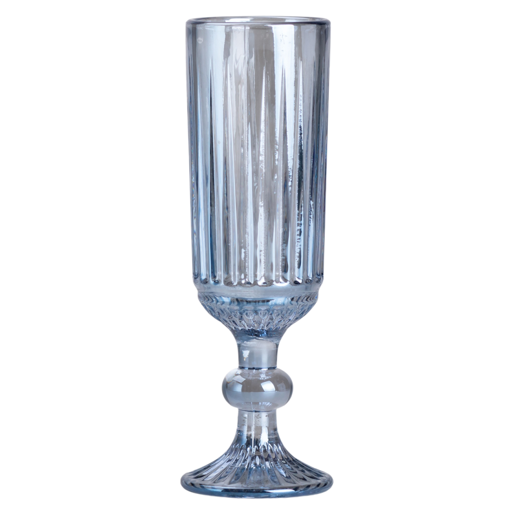 Набір келихів для шампанського 6 штук 160 (мл) Блакитний HP-19-67 Коломия - фото 3