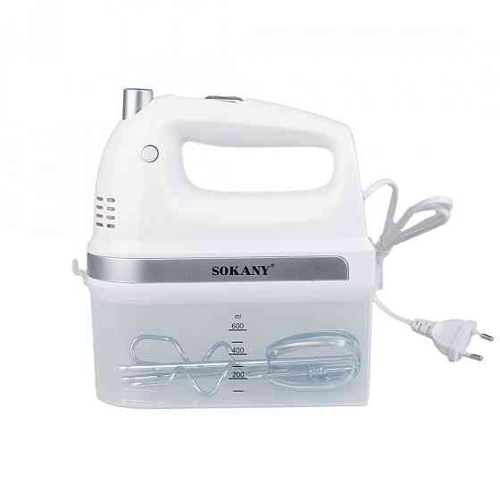 Міксер ручний Sokany з двома насадками 400Вт SK6631W Коломыя