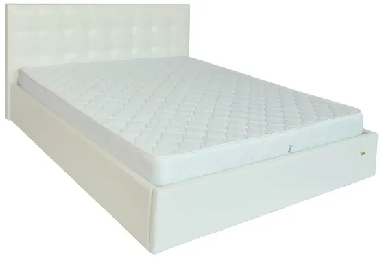 Кровать Двуспальная Chester Comfort 160 х 200 см Лаки White С подъемным механизмом и нишей для белья Белый Днепр