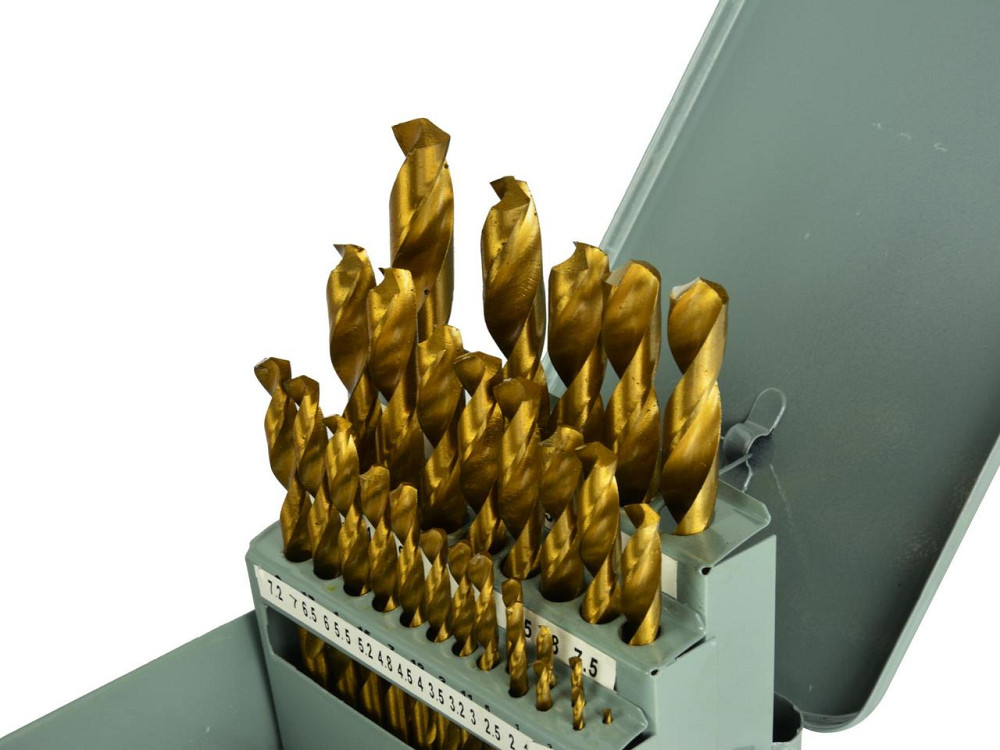 Свердла металу "GeKo" HSS-TYT у металічній валізці, комплект 28шт: ( 1,0-13,0)мм Киев - изображение 2