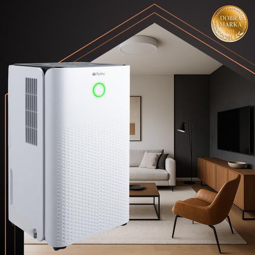 Конденсационный осушитель воздуха 12 л/24 ч с таймером и WiFi управлениям Ruhhy (26497) Нововолынск - изображение 4