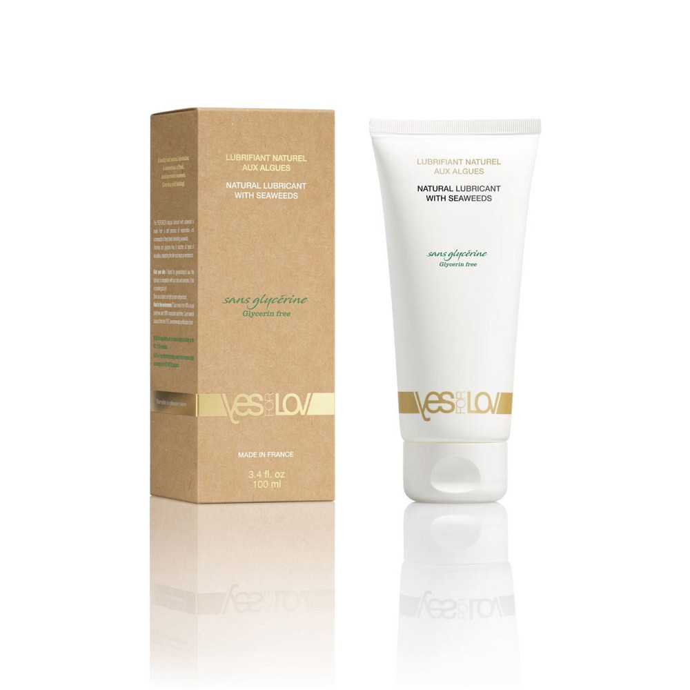 Змазка на водній основі YESforLOV NATURAL LUBRICANT WITH SEAWEEDS 100 мл Sex Aura Київ - фото 1