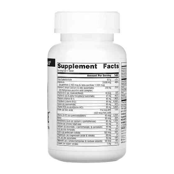 Мультивитамины Source Naturals Mega-One 60 таблеток Луцк