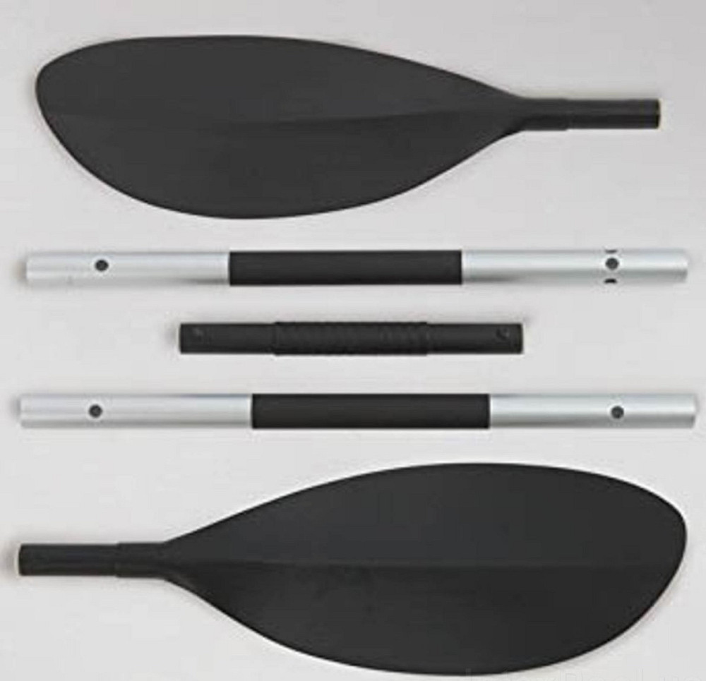 Двомісна надувна байдарка каяк Intex 351 х 76 см,з веслами та насосм Київ - фото 5