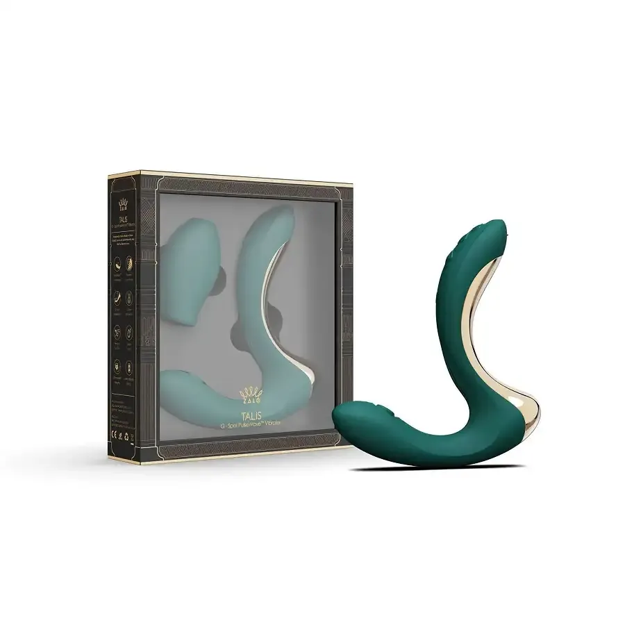 Вібратор Zalo – Talis G-Spot PulseWave Vibrator Turquoise Green Львів - фото 7