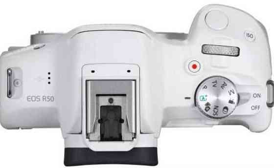 Фотоаппарат: Canon EOS R50 Kit RF-S 18-45mm IS STM White (5812C030) Харьков