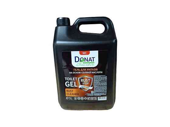 Гель для миття унітазу 5л Сантрі Clean Nature Rust Cleaner (каністра) ТМ DONAT Київ
