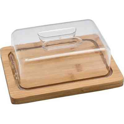 Масленка кухонная Ardesto Midori, 20х15х7.5см, бамбук, пластик (AR0919) Винница