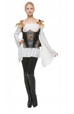 Жіночий корсет у стилі Стімпанк (Steampunk) — Готика та Ренесанс Розмір X-Large (XL) Луцк