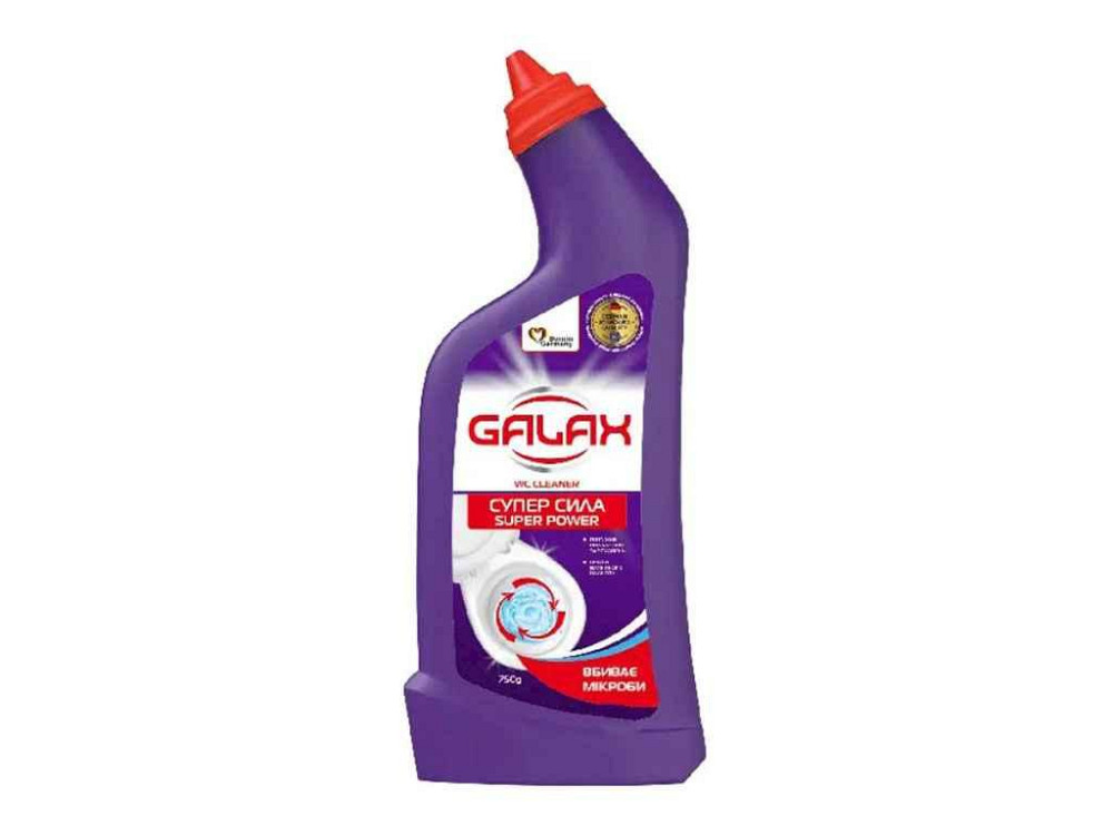 Засіб для миття унітазу 720мл/750г das PowerClean Супер сила ТМ GALAX Київ - фото 1