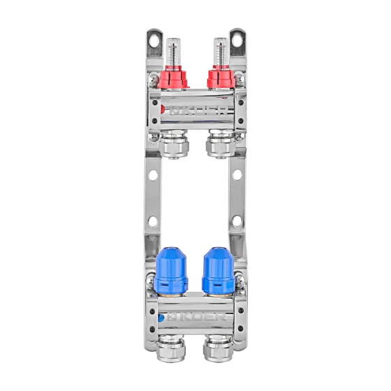 Коллекторный блок с расходомерами и евроконусами Koer KR.1210-2 - 1