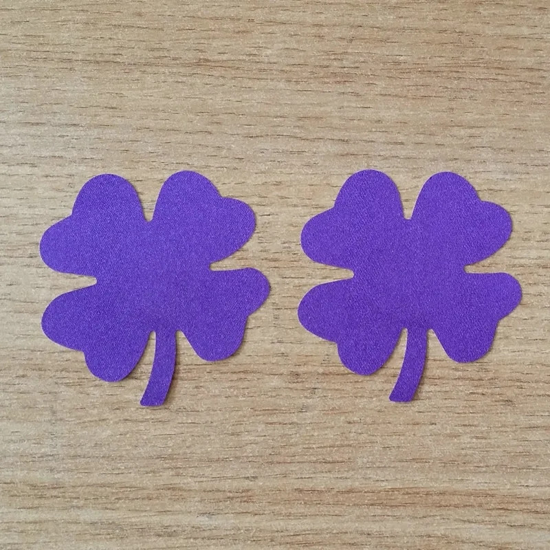 Стікіні на груди Конюшина 65 мм фіолетовий Київ - фото 1