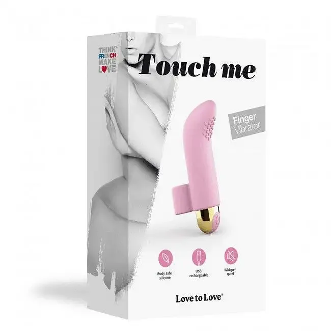 Вібратор на палець Love To Love TOUCH ME ROSE, який перезаряджається, потужний мотор Львів - фото 4