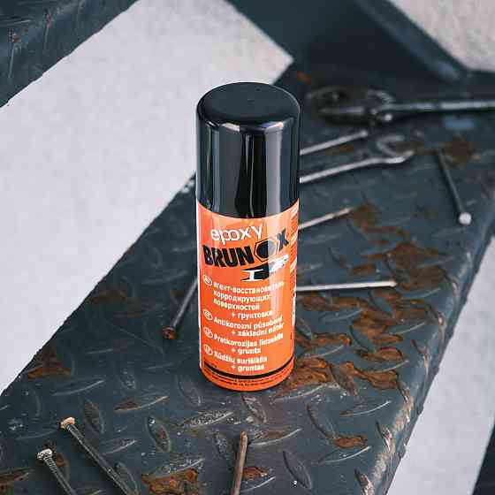 Перетворювач іржі та ґрунтовка 2-в-1, спрей Brunox Epoxy 150 ml Київ