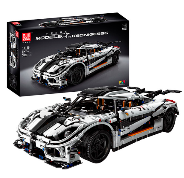 Конструктор автомобиля Koenigsegg «One:1»  на 3063 деталей Mould King Каменец-Подольский - изображение 1