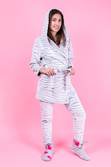 Комплект хатній жіночий (піжама), "Шиншила" топ 52/54 Крохатушка одяг Київ - фото 1