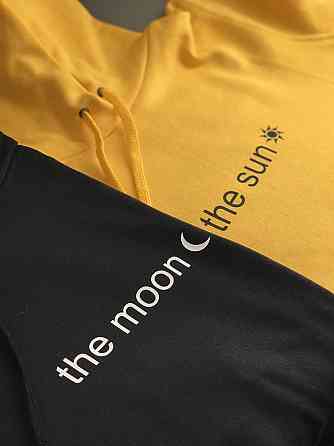 Парні толстовки з капюшоном для хлопця та дівчини! The moon\ The sun Чернівці