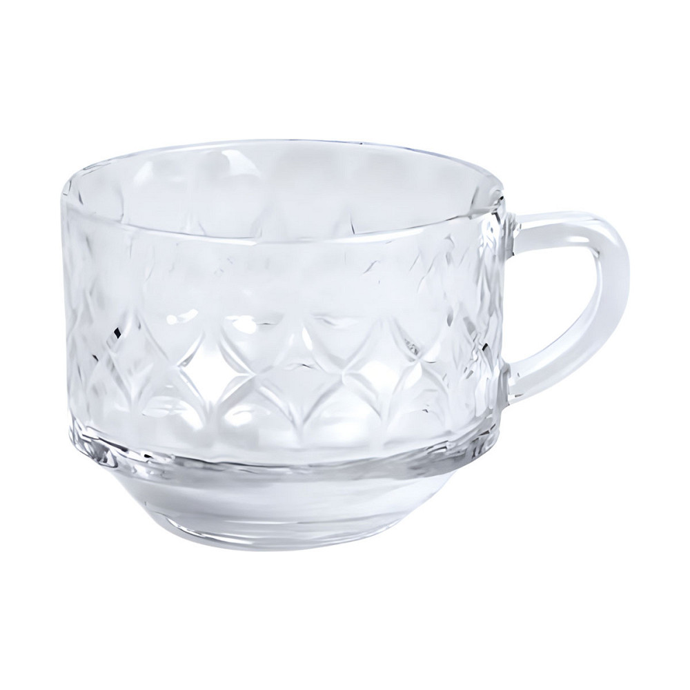 Yiwu Набір чашок зі скла 6 шт прозорі скляні кружки 270 мл HP-YH-67 Киев - изображение 3