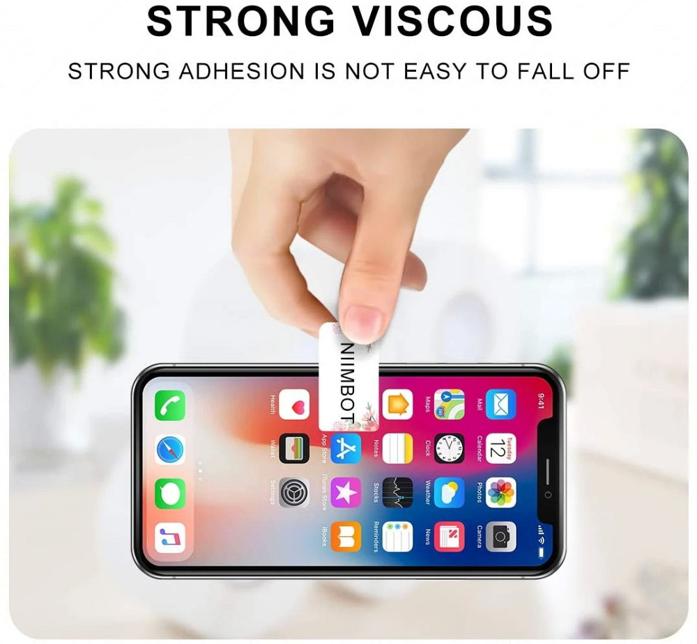 Термоетикетка для портативного мінітерапсія Niimbot D11/D110 (14x30, Варіант №4 (4 кольори)) Миколаїв - фото 5