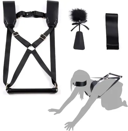 БДСМ-набор LOCKINK YEAHWOW Black Doggy Style Saddle set Львов