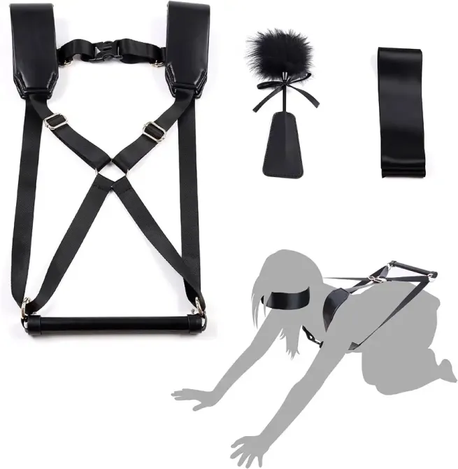 БДСМ-набор LOCKINK YEAHWOW Black Doggy Style Saddle set Львов - изображение 1